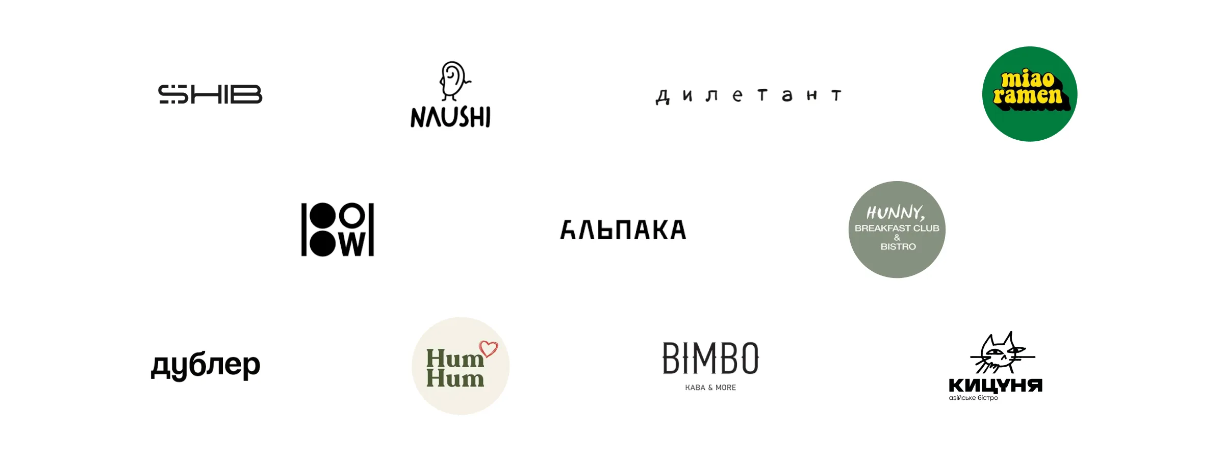 логотипы Постер