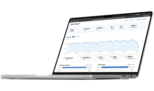 Fast food POS system to reduce manager's workload