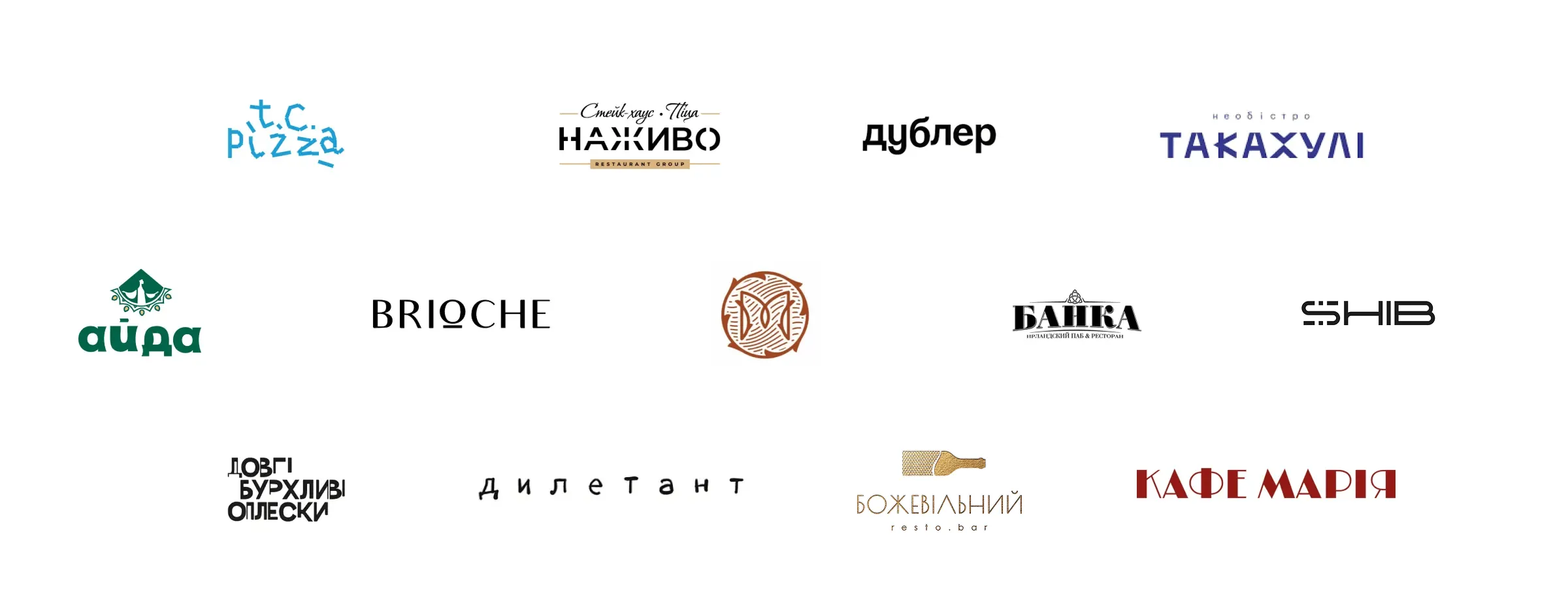 логотипы Постер